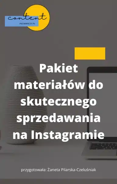 Pakiet - sprzedaż Instagram